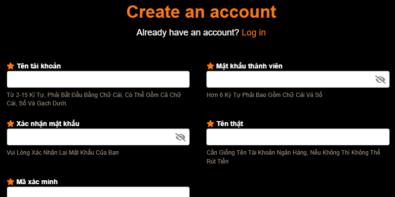 Các bước đăng ký 23win tạo tài khoản cho tân thủ